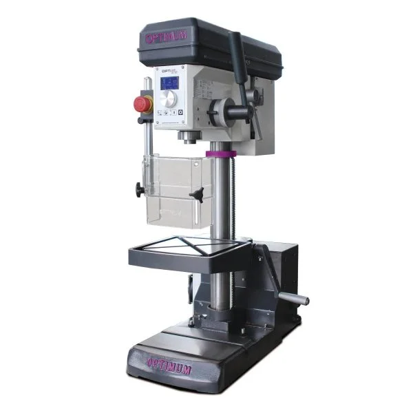 Optimum Tischbohrmaschine mit Bohrmaschinenschraubstock OPTIdrill DH 18V Set