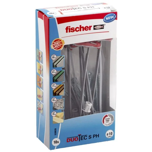 fischer DUOTEC 10 S PH LD mit Panhead Schraube