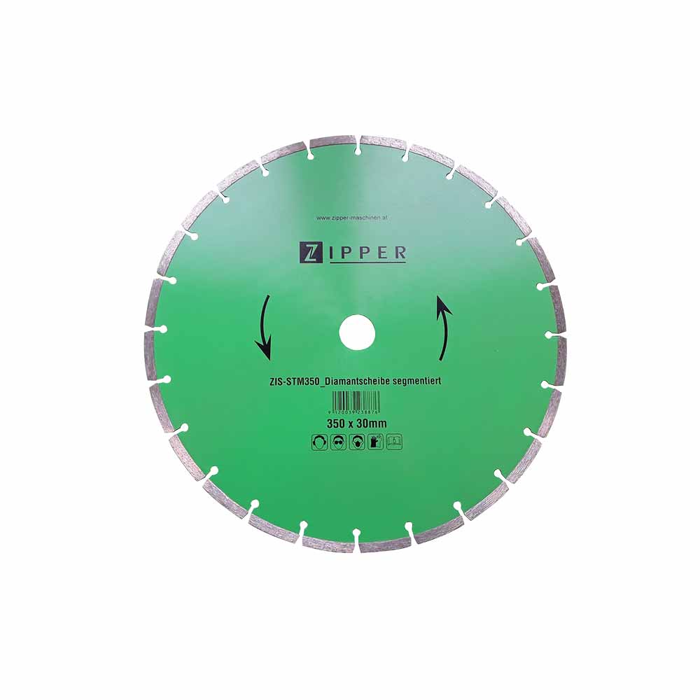 001_stm350dss Zipper Diamantscheibe segmentiert 350x30mm STM350DSS – Bild 1