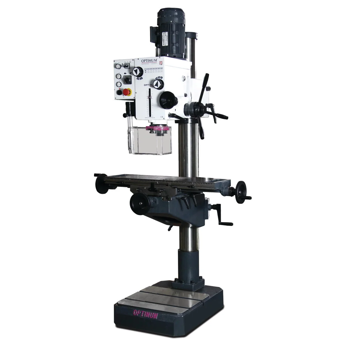 Optimum Säulen-Getriebebohrmaschine mit Kreuztisch OPTIdrill DH 40CT – Bild 1