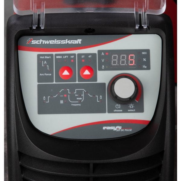Schweisskraft Tragbarer WIG DC Inverter EASY-TIG 201 DC PULSE Aktions-Set – Bild 2
