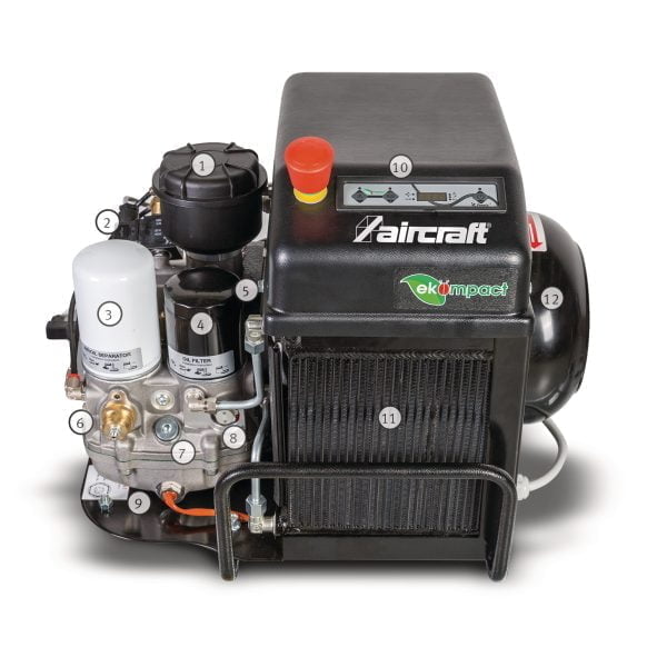 Aircraft Schraubenkompressor ACS 3,5-10-90 V – Bild 2