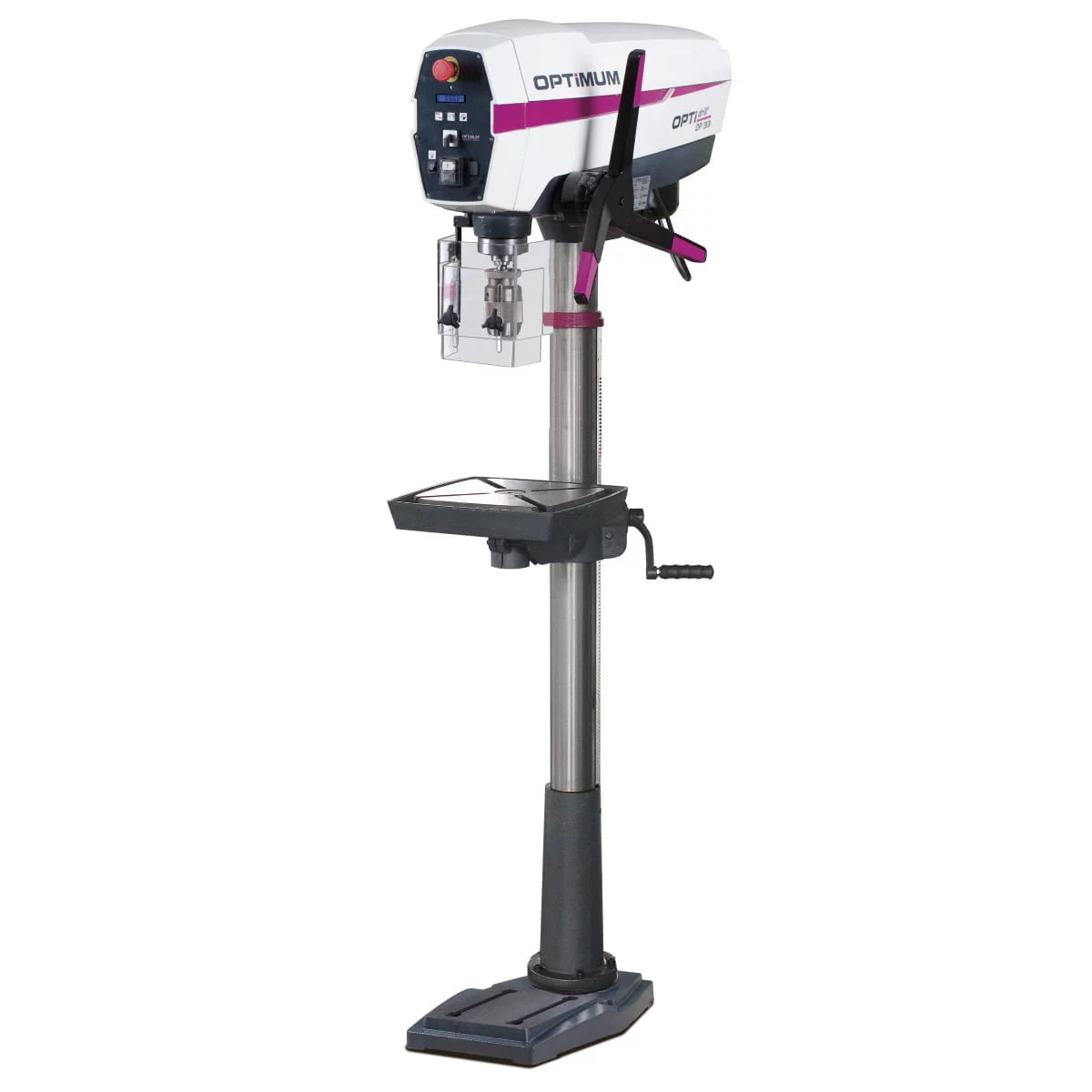 3020640_H Optimum Säulenbohrmaschine OPTIdrill DP 33 Aktions-Set inkl. Maschinenschraubstock – Bild 1