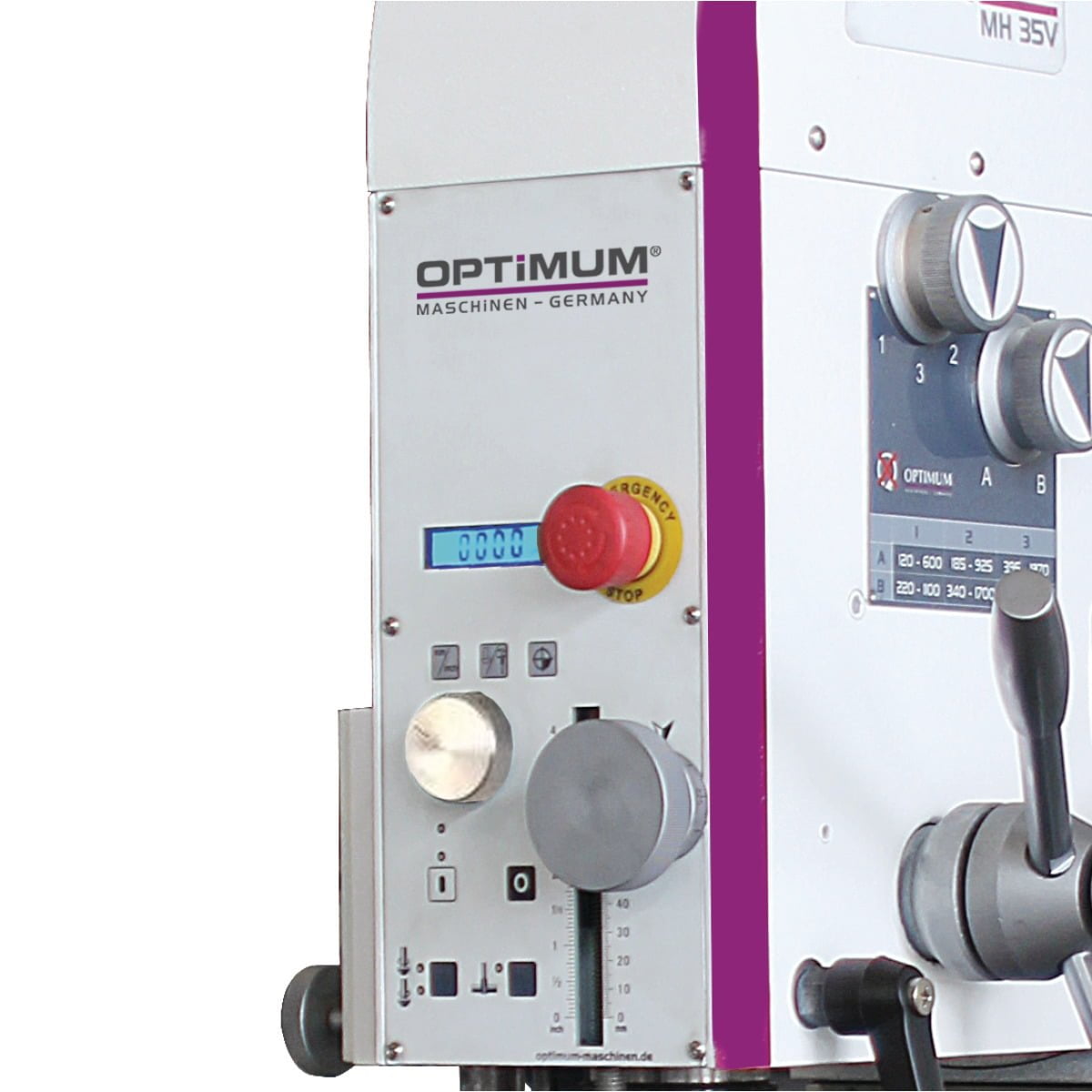 3338170_D_03 Optimum Präzisions-Bohr-Fräsmaschine OPTImill MH 35V – Bild 4