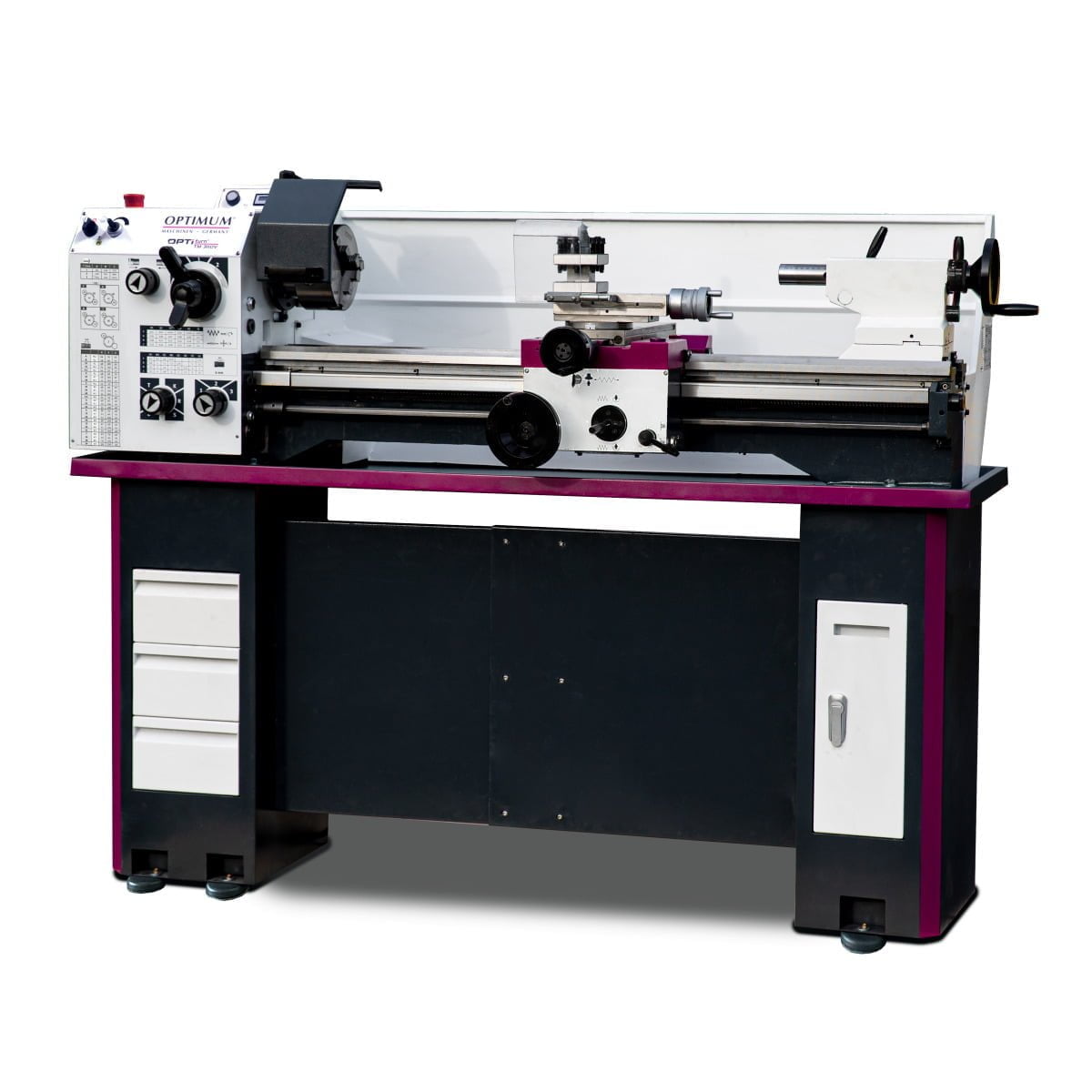 3403016_H Optimum Leit- und Zugspindeldrehmaschine OPTIturn TM 3110VB – Bild 1