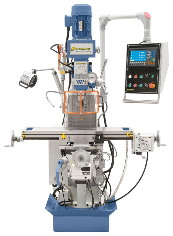 Bernardo UWF 80 E inkl. 3-Achs-Digitalanzeige u. y-Vorschub Universalfräsmaschine – Bild 3