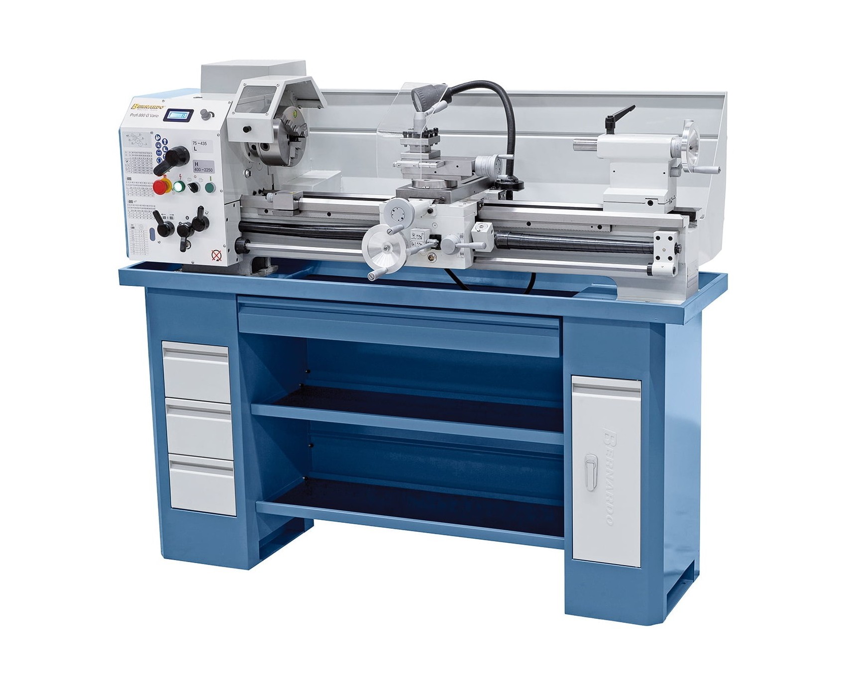 Profi 880 G Vario - 230 V-1 Bernardo Profi 880 G Vario - 230 V Leit- und Zugspindeldrehmaschine – Bild 1