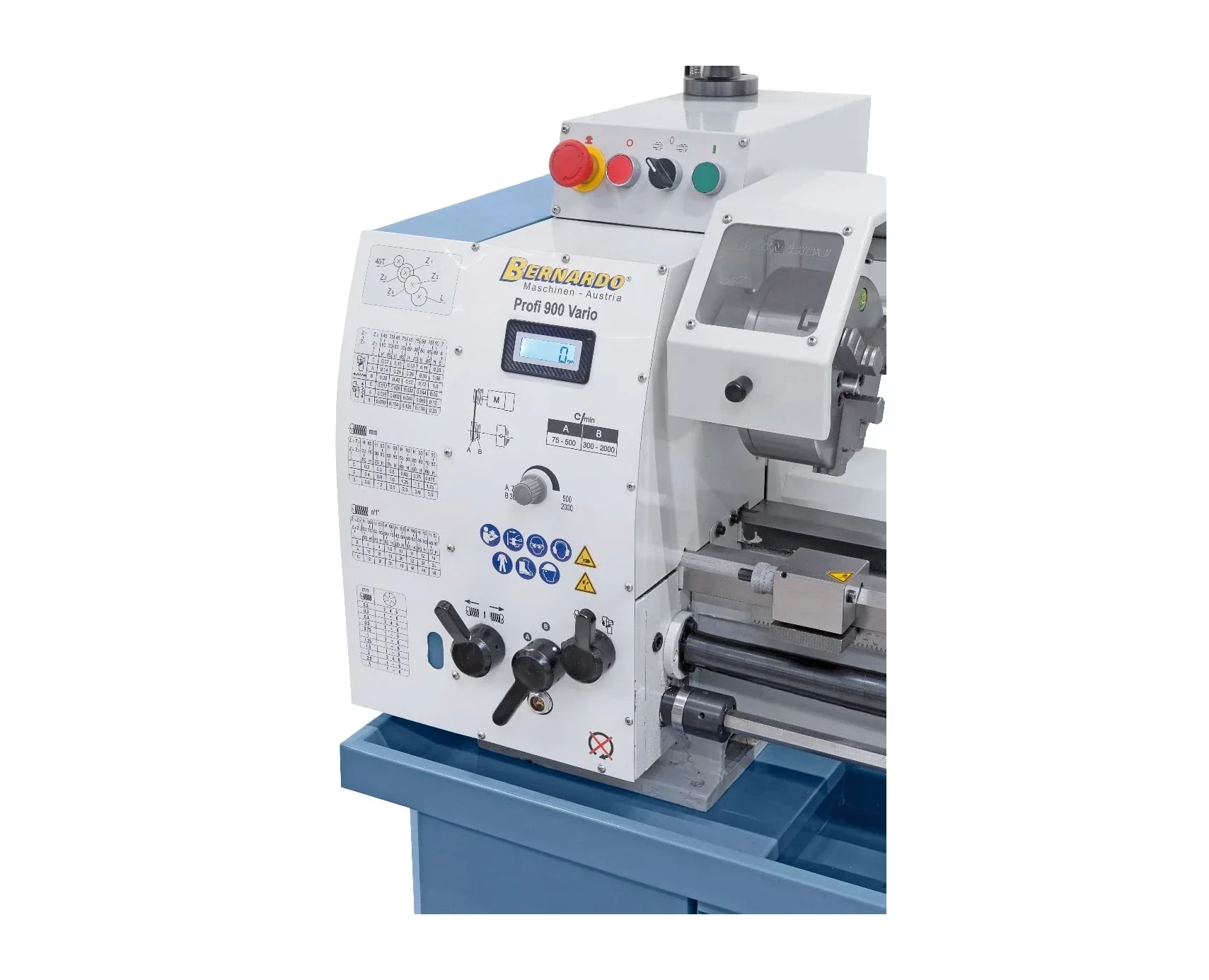 Bernardo Profi 900 Vario - 400 V Leit- und Zugspindeldrehmaschine – Bild 3