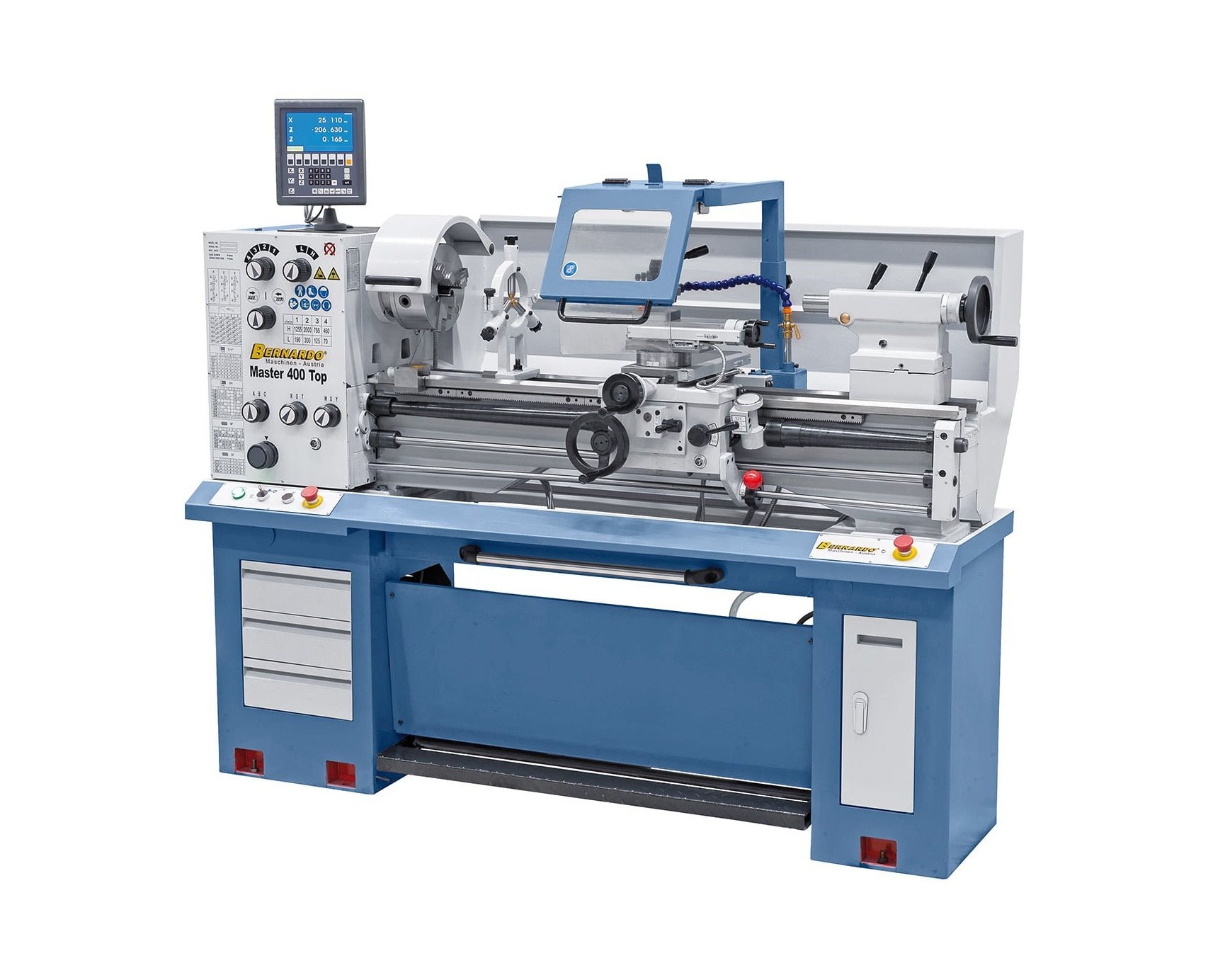 Master 400 Top inkl. 3-Achs-Digitalanzeige-1 Bernardo Master 400 Top inkl. 3-Achs-Digitalanzeige Universaldrehmaschine – Bild 1