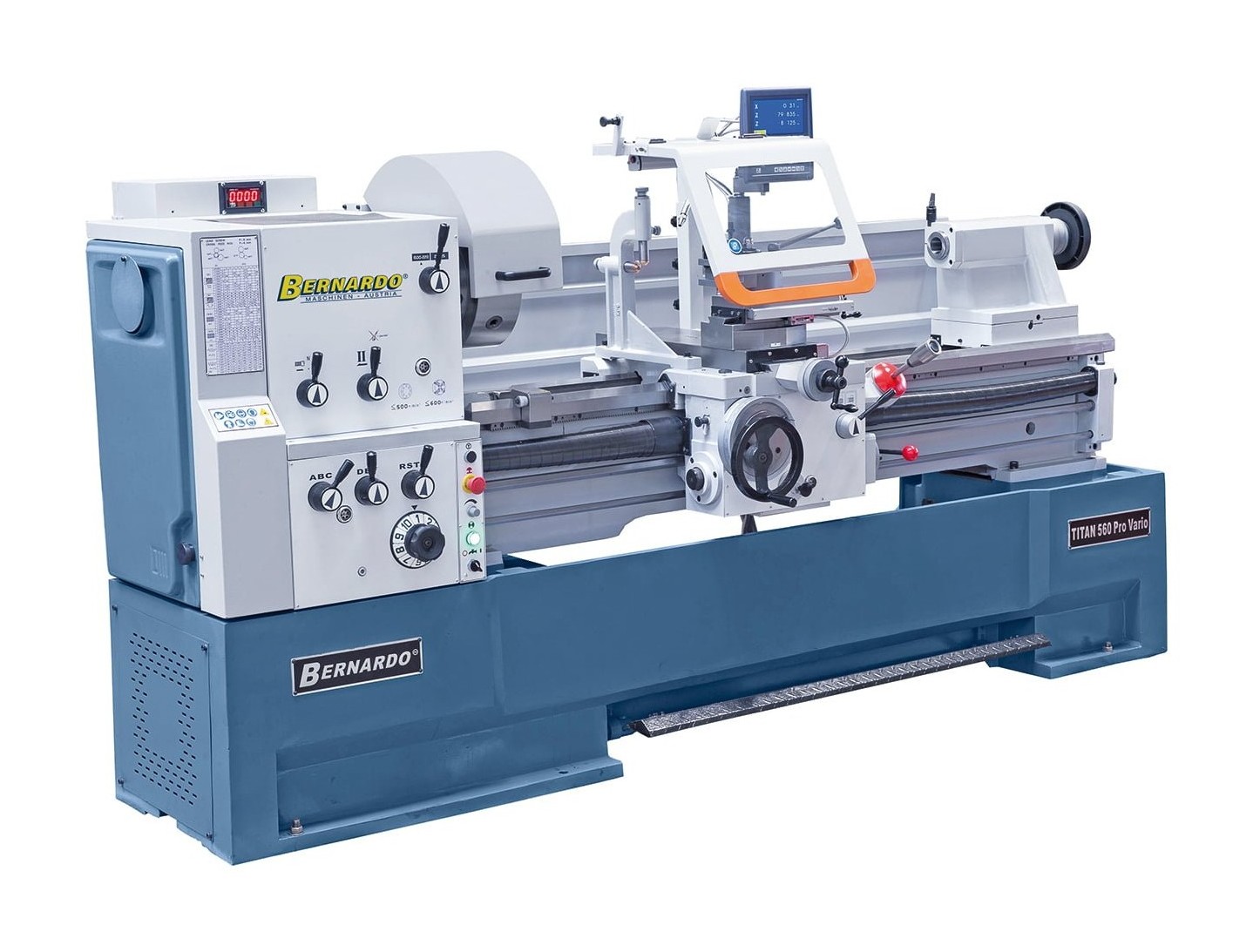 Titan 560 x 3000 Pro Vario-3 Bernardo Titan 560 x 3000 Pro Vario Universaldrehmaschinen mit stufenloser Drehzahl – Bild 3