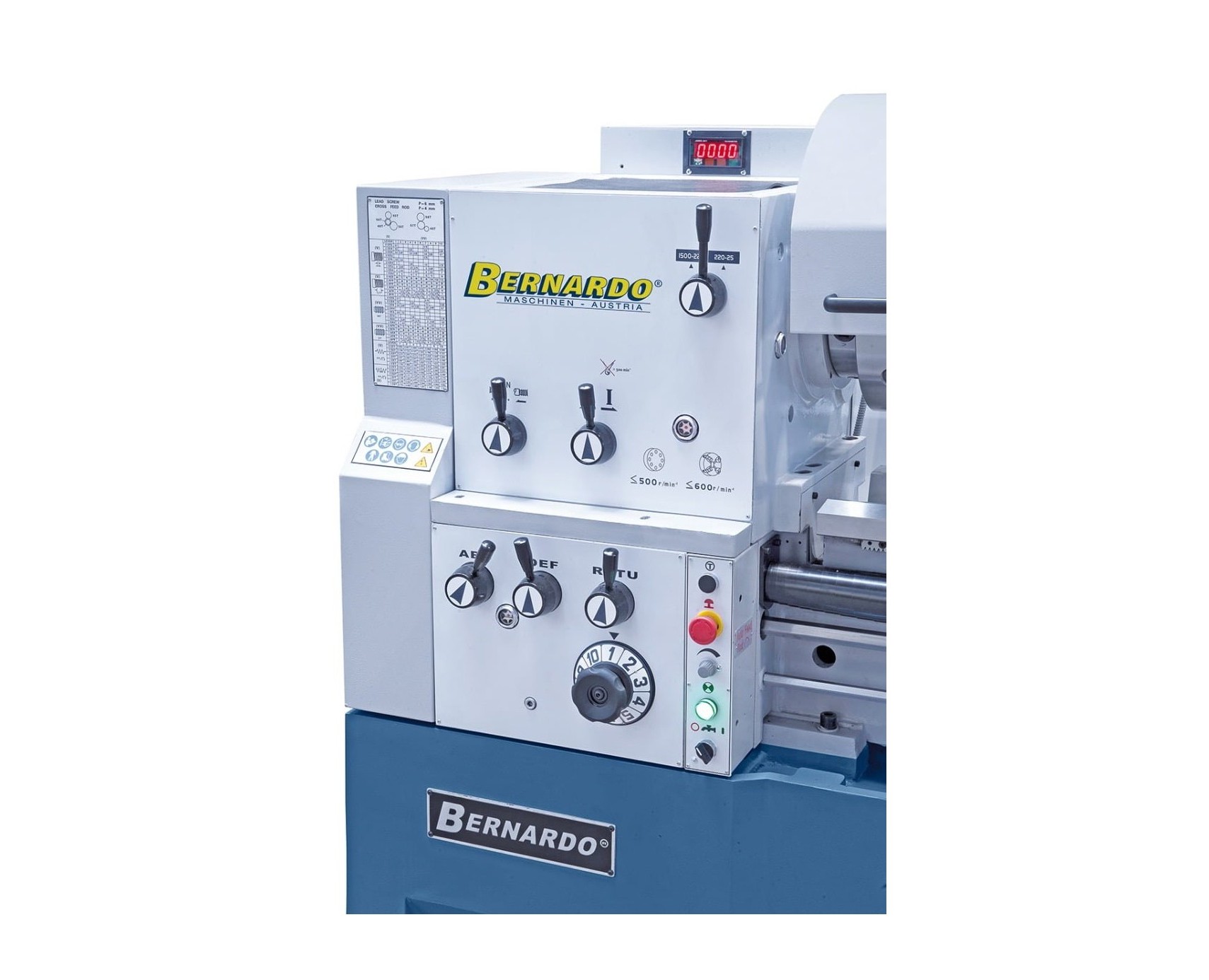 Titan 560 x 3000 Pro Vario-4 Bernardo Titan 560 x 3000 Pro Vario Universaldrehmaschinen mit stufenloser Drehzahl – Bild 4