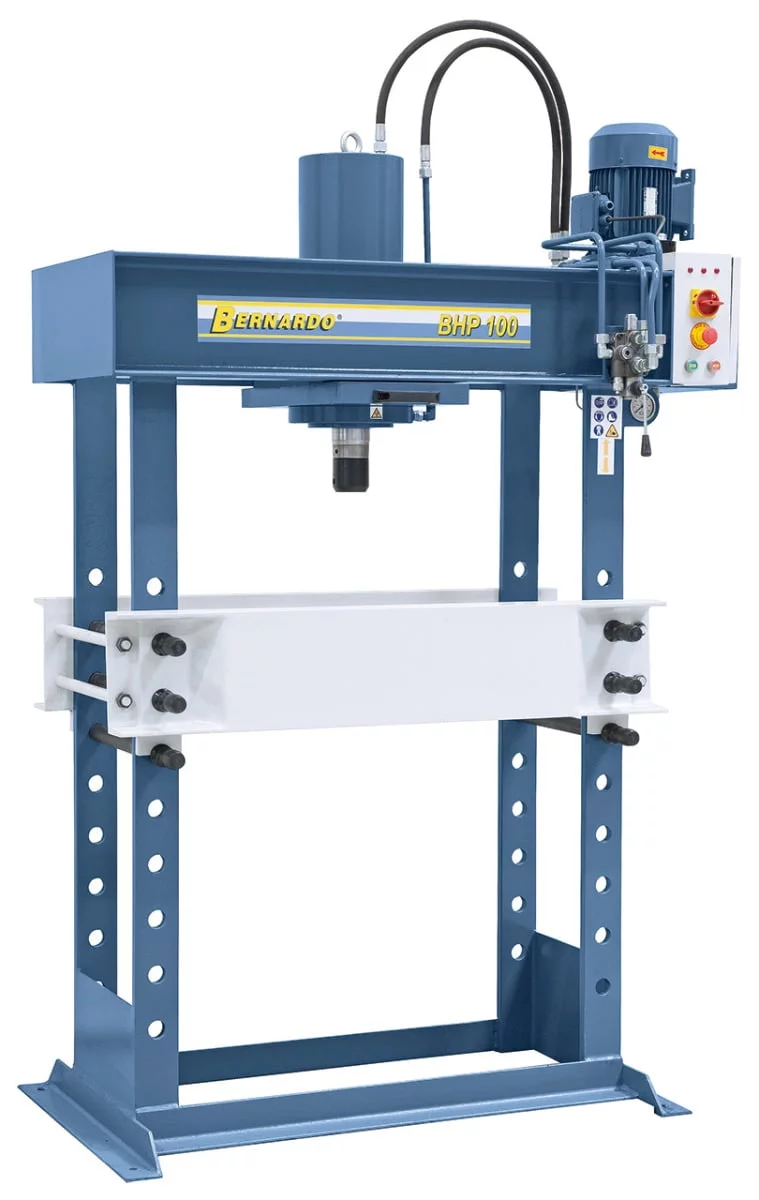 Bernardo BHP 100 Hydraulische Werkstattpresse mit verschiebbarem Zylinder – Bild 3