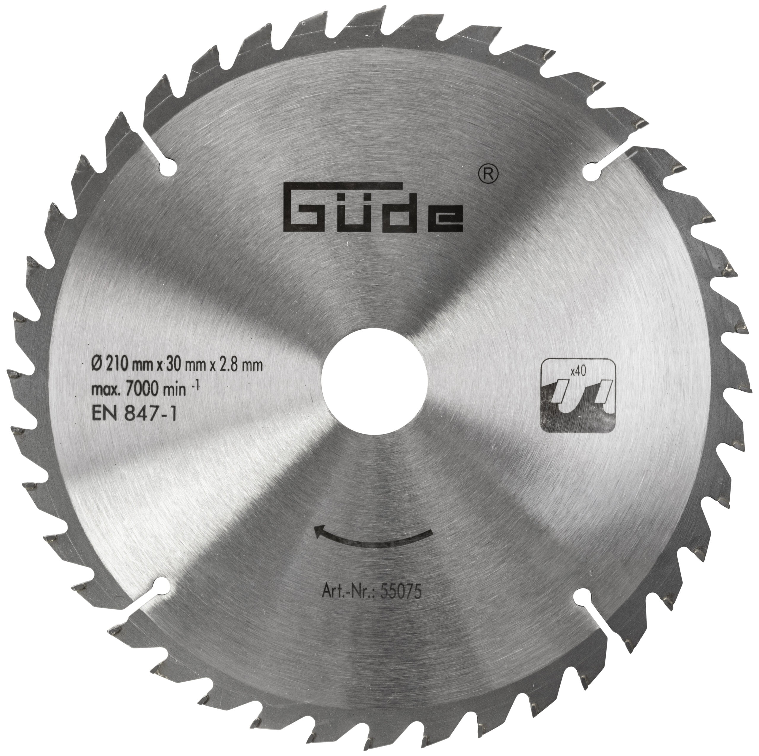 Güde Holzsägeblatt HM 210x30x40Z-1.jpg Güde Holzsägeblatt HM 210x30x40Z – Bild 1