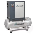Aircraft Schraubenkompressor mit Rippenbandriemenantrieb auf Behälter A-PLUS 16-08-500