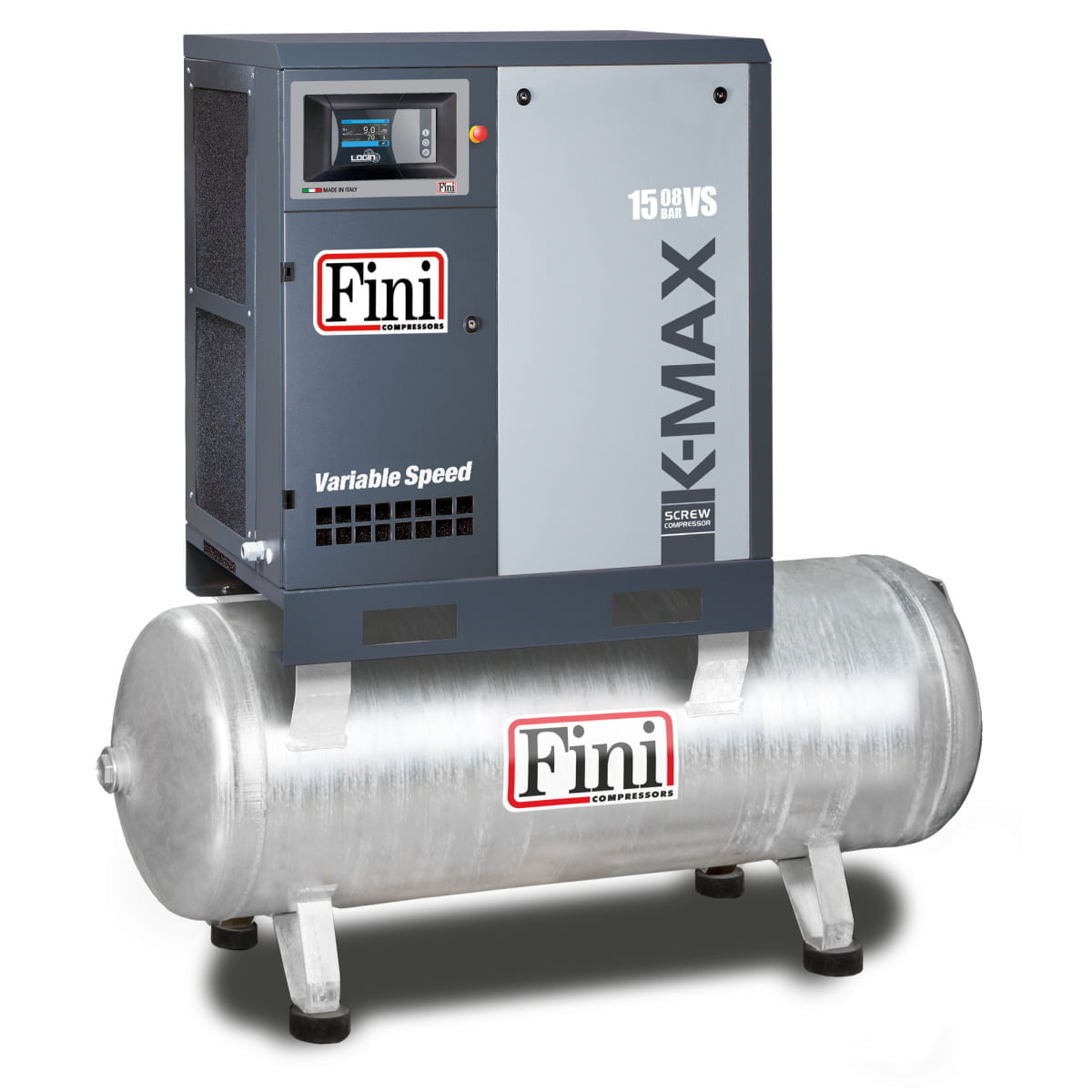 Fini_Schraubenkompressor_15-08-500-VS-IE3 Fini Schraubenkompressor K-MAX 15-08-500 VS (IE3) – Bild 1