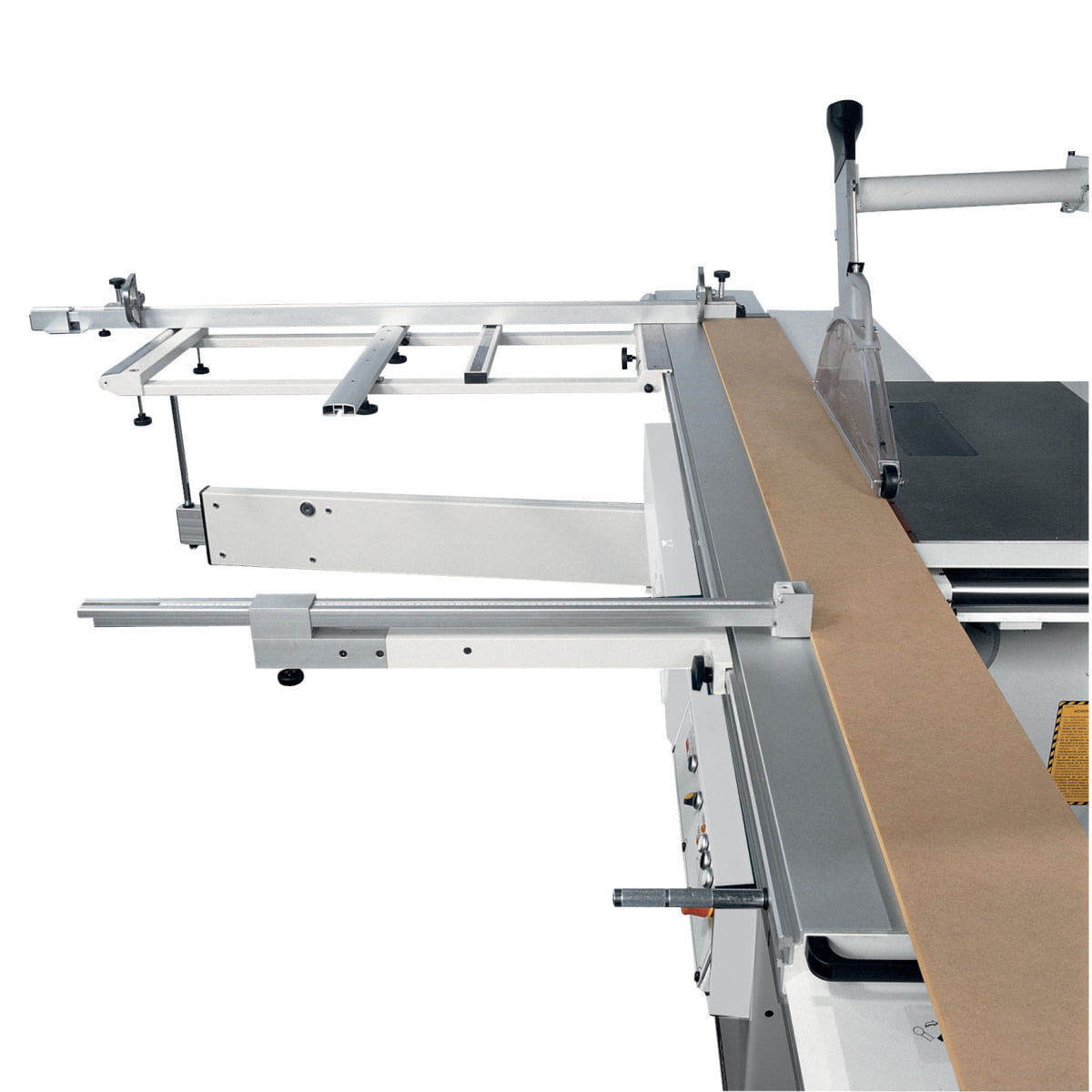 Holzkraft_Zusaetzlicher-Parallelanschlag_am-Besaeumwagen Holzkraft_Zusätzlicher Parallelanschlag_am Besäumwagen