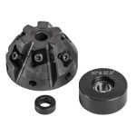 Metallkraft_Fräskopf und Führungsrolle_30°