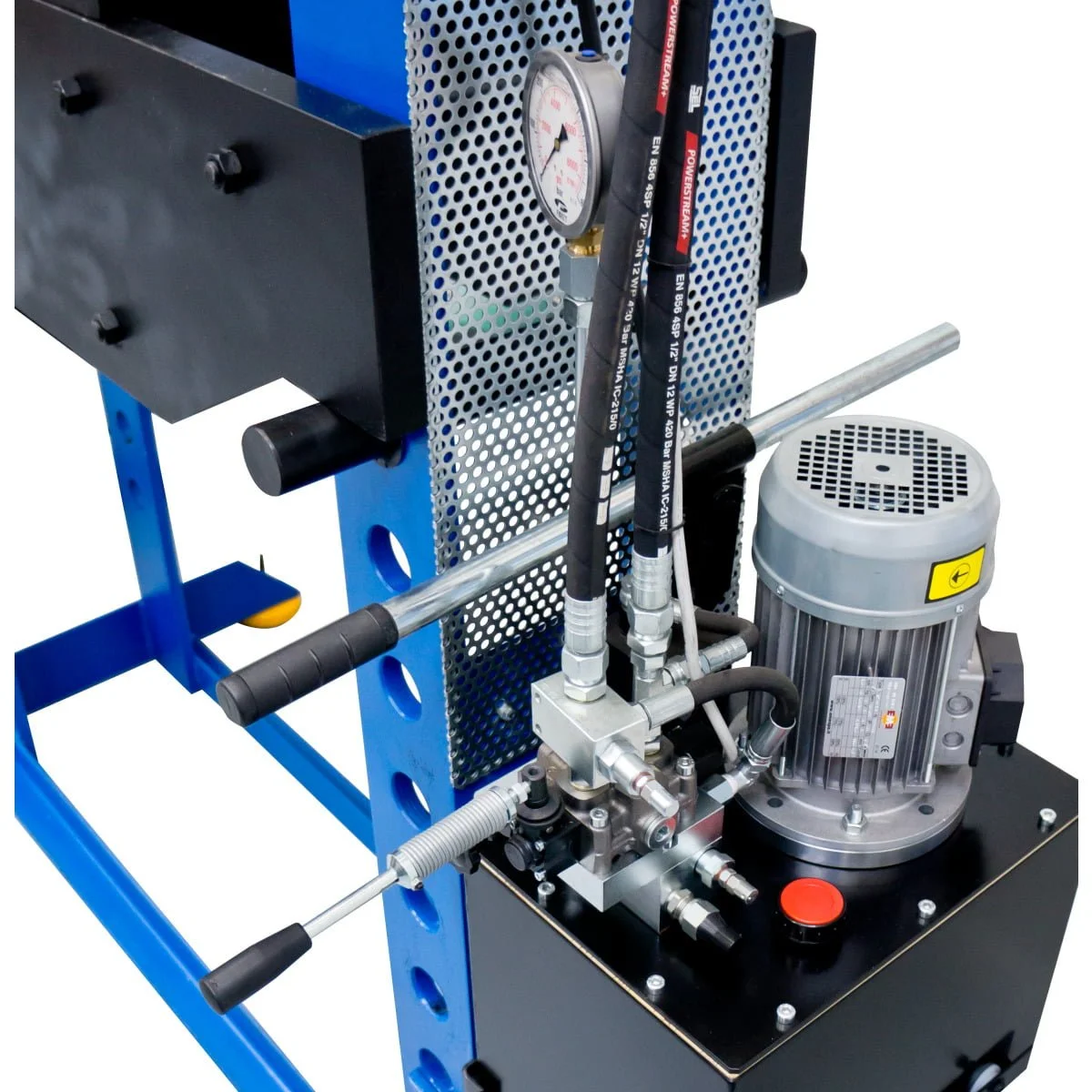 Metallkraft Hydraulische Werkstattpresse  WPP 100 HBK D 1500 – Bild 2