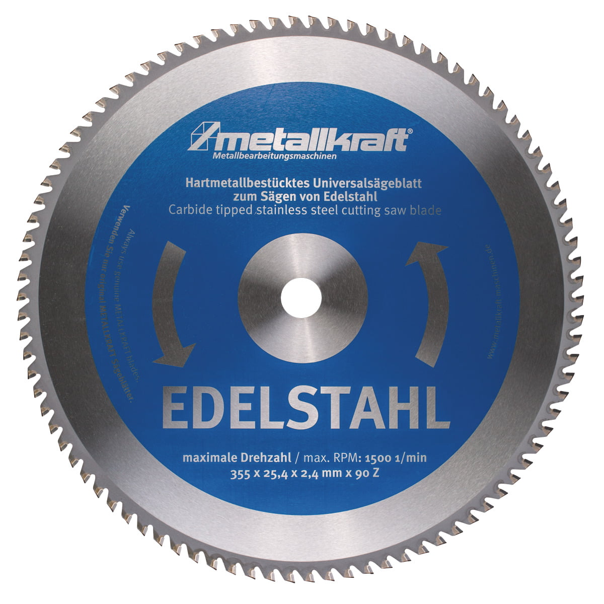 Metallkraft_Saegeblatt-fuer-Edelstahl_O-355-x-24-x-254-mm Metallkraft_Sägeblatt für Edelstahl_Ø 355 x 2