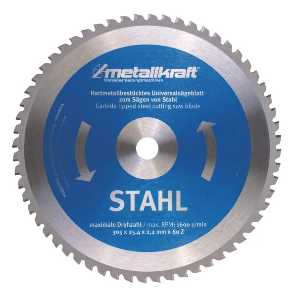 Metallkraft_Sägeblatt für Stahl_Ø 305 x 2