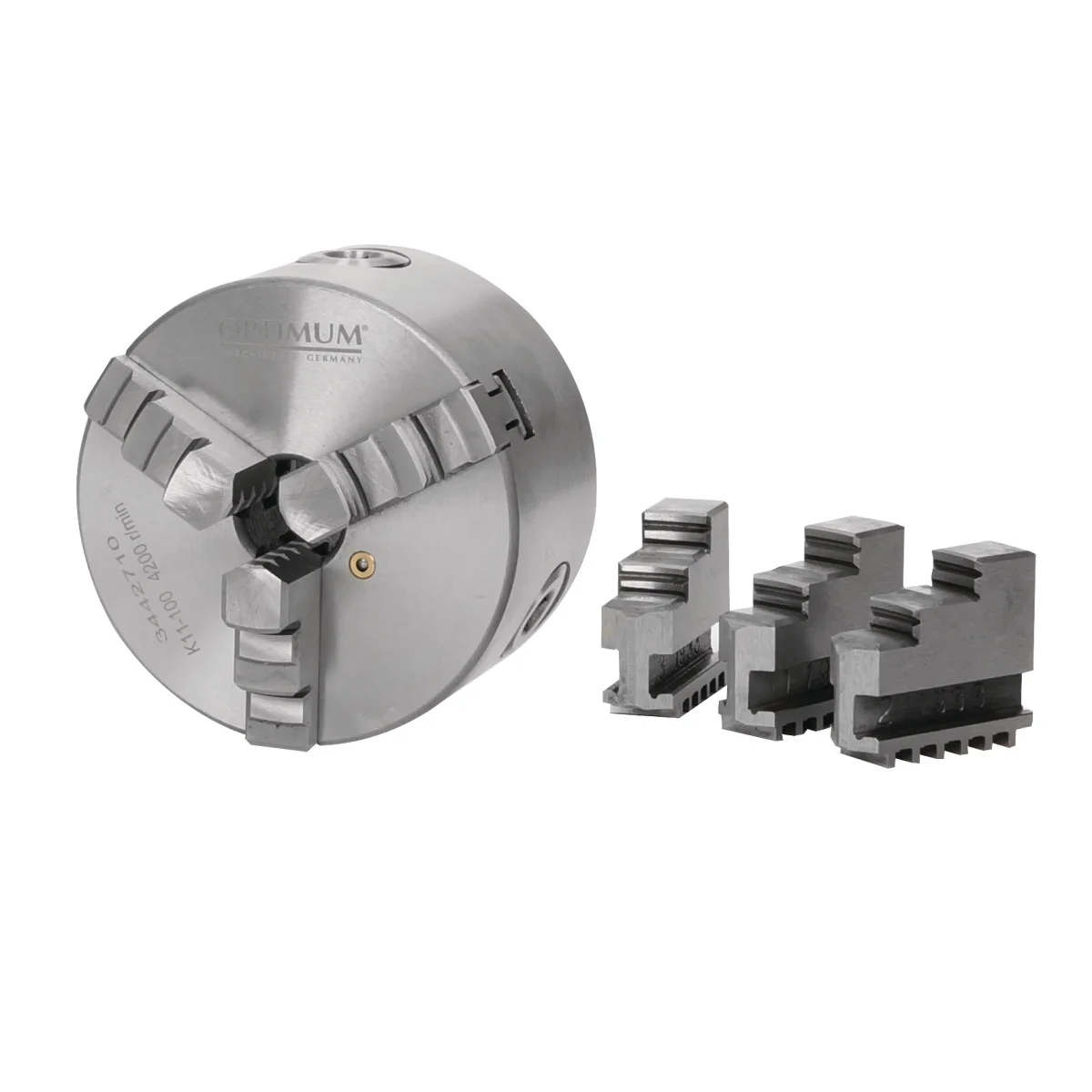 Optimum_Dreibackendrehfutter_Ø 80 mm zentrisch spannend