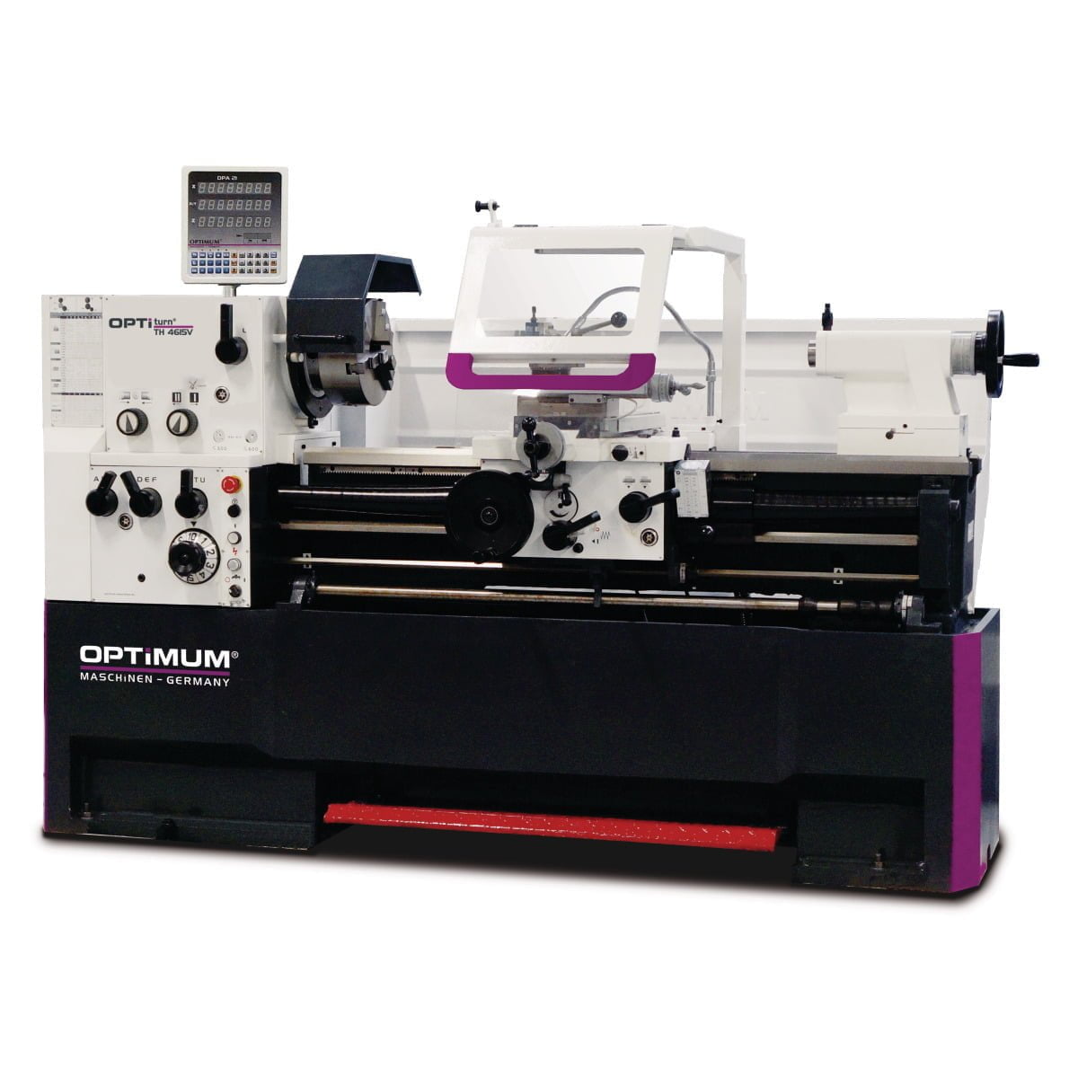 Optimum_Praezisions-Leit-und-Zugspindeldrehmaschine_TH-4615V Optimum Präzisions-Leit- und Zugspindeldrehmaschine OPTIturn TH 4615V – Bild 1