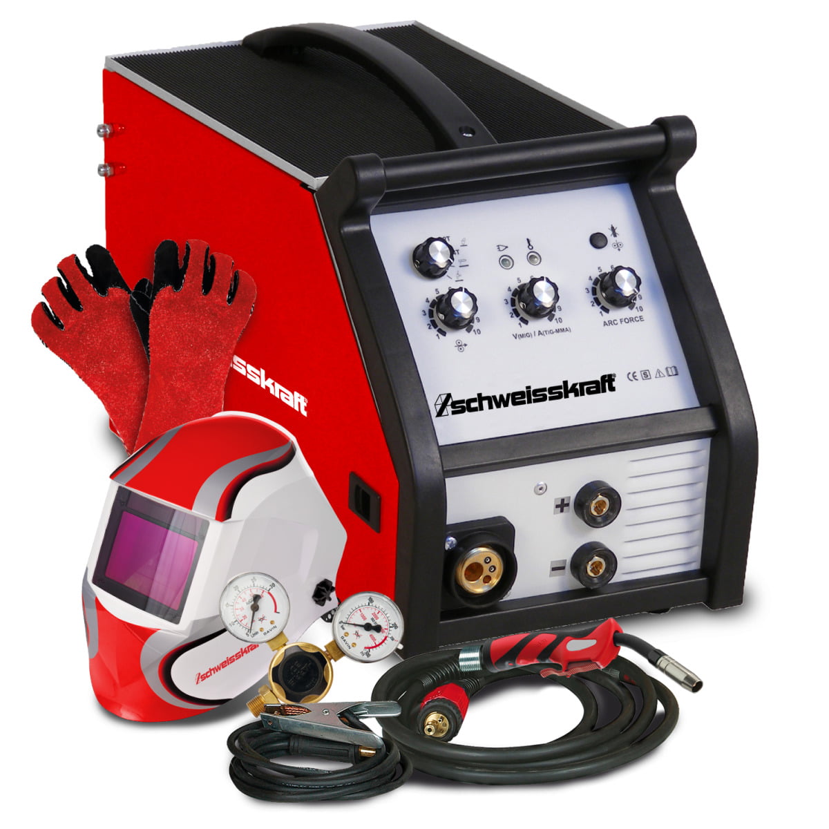 Schweisskraft_Tragbarer-MAG-Inverter_201i-MULTI-Set Schweisskraft Tragbarer MAG-Inverter EASY-MIG 201i MULTI Set – Bild 1