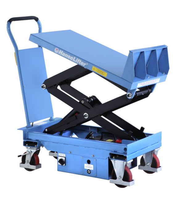 Hanse Lifter Elektrischer Neigehubtischwagen E-NHT300, Hubhöhe: 1000 mm, Tragfähigkeit: 300 kg – Bild 3