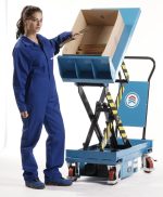 Hanse Lifter Elektrischer Neigehubtischwagen E-NHT300, Hubhöhe: 1000 mm, Tragfähigkeit: 300 kg – Bild 6