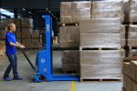 Hanse Lifter Hochhubwagen E-SDJ1030, Tragfähigkeit: 1000 kg, Hubhöhe: 3000 mm – Bild 6