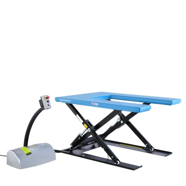 Hanse Lifter Hubtisch HTF-U mit U-Profil, Tragfähigkeit: 1000 kg, Hubhöhe: 840 mm, Netztspannung: 230 V