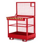 Hanse Lifter RR Arbeitskorb Typ RAK, Traglast: 300 kg, RAL 3000 Feuerrot