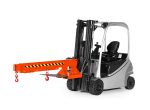 Hanse Lifter RR Kranarm RKA-3, 2 Haken, 6-fach ausziehbar, RAL 3000 Feuerrot