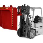 Hanse Lifter RR Staplerschaufel TYP RS-150, Inhalt: 1500 dm³, RAL 3000 Feuerrot