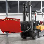 Hanse Lifter RR Universalkipper Typ RUK-100, 1000 dm³, RAL 3000 Feuerrot