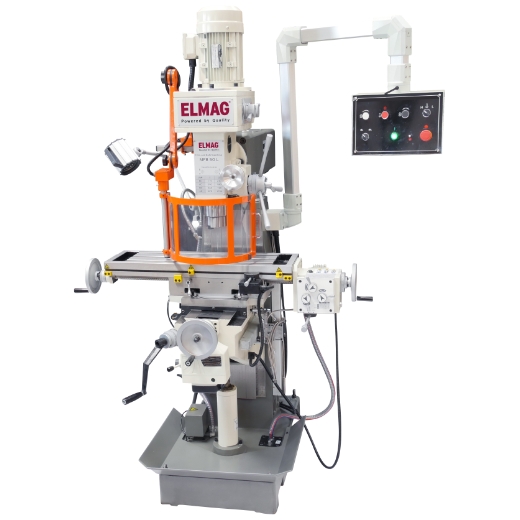 Elmag-Getriebe-Fraes-und-Bohrmaschine-MFB-50-L-4 Elmag Getriebe Fräs- und Bohrmaschine MFB 50 L – Bild 1