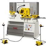 Elmag Hydraulische Profilstahlschere und Lochstanze SPS 115