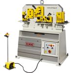 Elmag Hydraulische Profilstahlschere und Lochstanze SPS 45