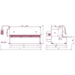 Elmag Hydraulische Tafelblechschere HGD 3100x13mm – Bild 8