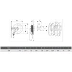 Elmag INDUSTRIE Schlauchaufroller Edelstahl '532/31' – Bild 2