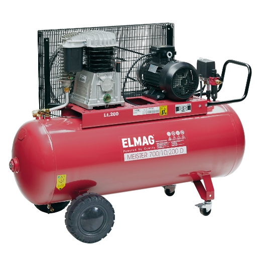 Elmag-Kompressor-MEISTER-70010200-D-4 Elmag Kompressor MEISTER 700/10/200 D – Bild 1