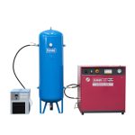 Elmag Kompressor PROFI-LINE 'SILENT' PL-S 750/10/3 D - im Paket 2