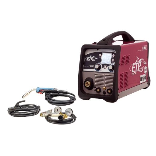Elmag-Multifunktions-Schweissinverter-tragbar-STAHL-SET-8 Elmag Multifunktions-Schweißinverter, tragbar - STAHL-SET – Bild 1