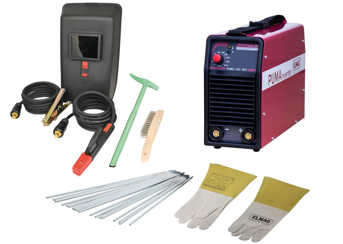 Elmag Schweißinverter PUMA 1701 PFC - Eco Set – Bild 2