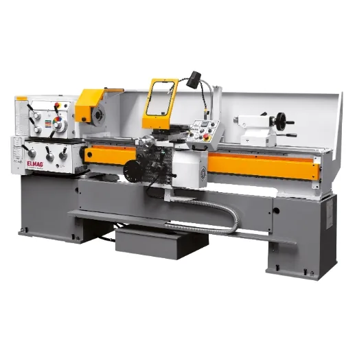 Elmag-Universal-Drehmaschine-PREMIUM-CU-400-RD-Vario-Spitzenweite-1000mm Elmag Universal-Drehmaschine PREMIUM CU 400 RD - Vario Spitzenweite 1000mm – Bild 1