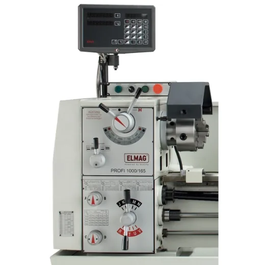 Elmag Universal-Drehmaschine PROFI 1000/165 inkl. 3-Achs-Positionsanzeige – Bild 4