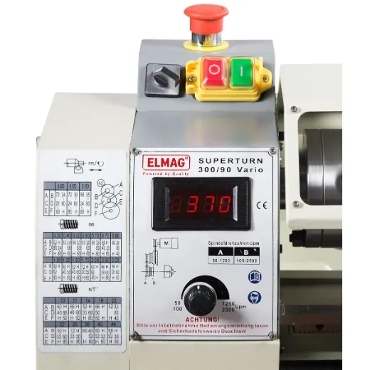 Elmag Universal-Drehmaschine SUPERTURN 300/90 Vario – Bild 2