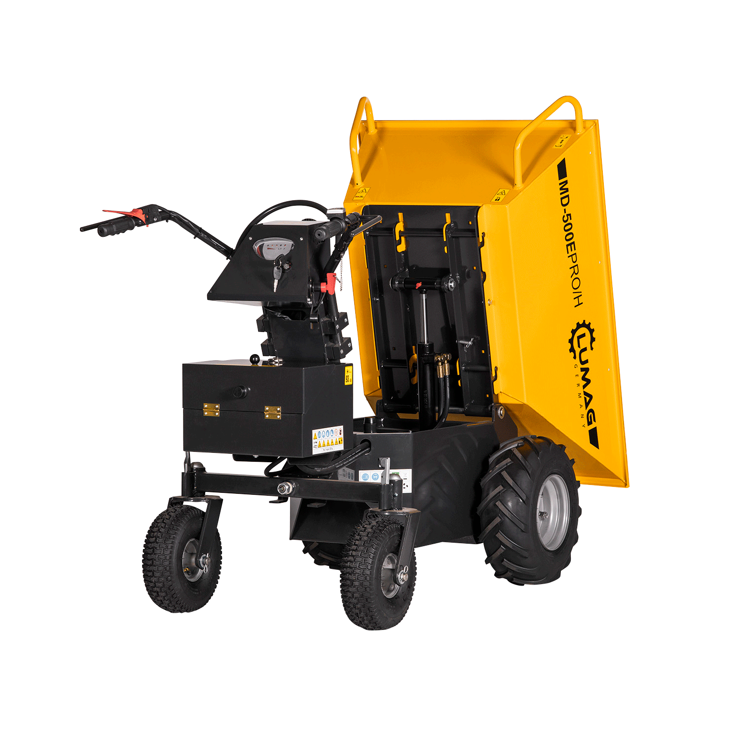 Lumag Elektro-Raddumper MD500EPRO-H (hydr. Kippfunktion) – Bild 2