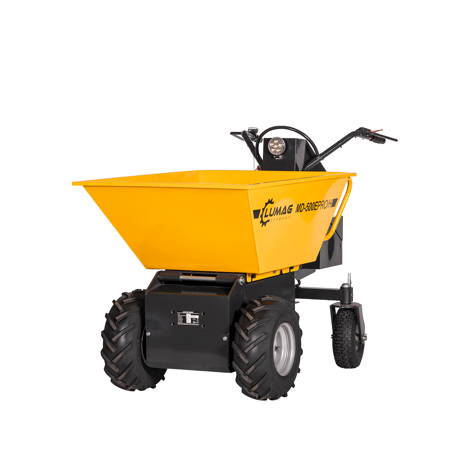 Lumag Elektro-Raddumper MD500EPRO-H (hydr. Kippfunktion) – Bild 1