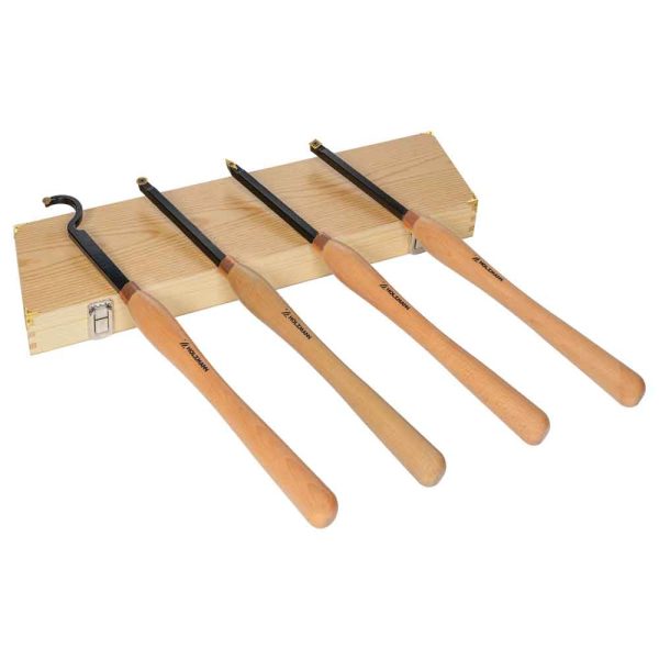 Holzmann Drechseleisenset m.aust.HM Schneidplatte H4TLGXL -1